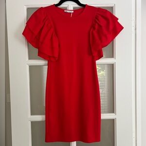 New w/tags Zara Ruffle Dress - Size S